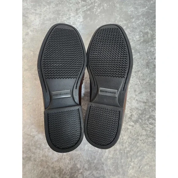 NWT Johnston & Murphy Mens Ainsworth PN Mohagany Shoes-Size 9W - Picture 11 of 11